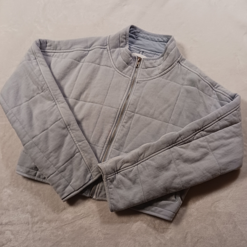 Quilted Bomber Jacket